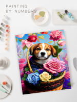 RUOPOTY Pintura Moderna de Paisaje 40x50cm en Lienzo para Adultos Kit de Inicio con Números de Flores y Animales para Regalo Personalizado - details 2