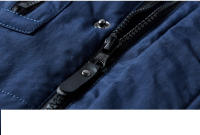 Chaqueta de Invierno Desmontable de Comodidad al Aire Libre Abrigo de Vellón Grueso con Protección contra el Viento Moda Casual para Hombres - details 9