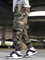 Pantalones Casuales de Moda para Hombres Camuflaje Táctico con Bolsillos Grandes - details 1