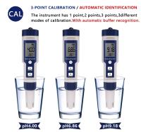 Medidor de temperatura de salinidad EC TDS 5 en 1, medidor de pH, probador de calidad del agua para alimentos, bebidas, contenido de sal, agua de mar para acuario, ATC - details 7