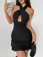 Vestido de mujer al descubierto falda corta de moda - details 1