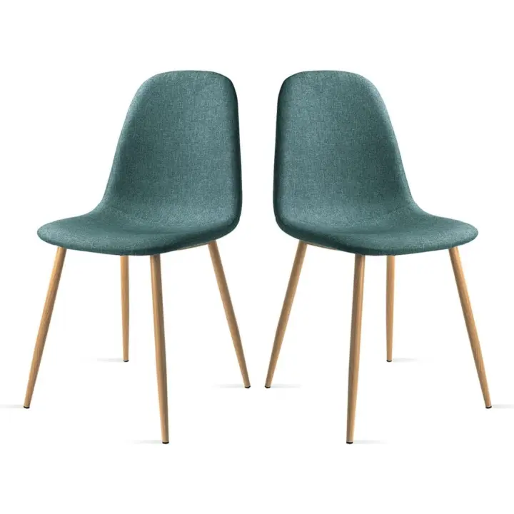 Sillas de Comedor Estilo Nórdico, Asiento Acolchado y Respaldo Ergonómico, Diseño Moderno para Salón, Cocina - 1