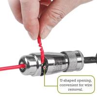Herramienta de pelado rápido profesional, pelado automático de cables cuadrados de 2,5/4/6, taladro de Cable eléctrico, pelador de cables de alta resistencia - details 1