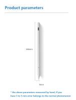 Lápiz Compatible con iPad Material de Plástico Batería de Litio Adecuado para iPad Pro (11/12.9 Pulgadas), Air 4/5th, Mini 6th Gen Electrónica de Tabletas - details 6