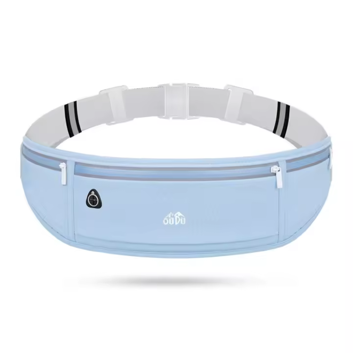 Riñonera profesional para correr para hombre, bolsa deportiva impermeable de Color sólido, funda ligera para teléfono móvil - 1