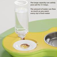 Cuencos desmontables creativos para mascotas, cuenco de alimentación doble de PP para perros, dispensador de agua automático antigolpes, suministros para mascotas - details 10