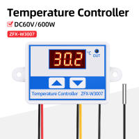 Controlador de temperatura LED Digital para incubadora, interruptor de refrigeración y calefacción, termostato, Sensor NTC impermeable, ZFX-W3007, 10A, 12V, 60V - details 0