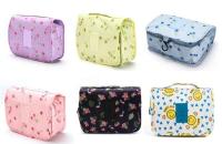 Organizador de baño impermeable con gancho para mujer, bolsa de almacenamiento portátil para maquillaje, cosméticos, viaje, lavado de inodoro - details 0