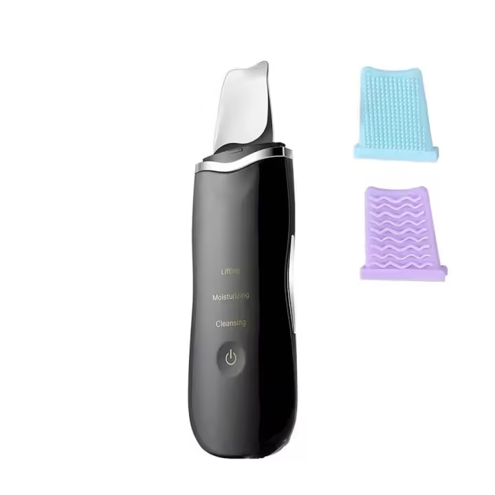 Raspador eléctrico de piel, eliminador de espinillas, limpieza Facial profunda ultrasónica, levantamiento de acné, espátula Facial de poros, pala limpiadora - 1