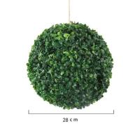 Mila-olla de césped Artificial, bola de Plat verde simulada, flores de boda, muebles para el hogar, jardín, plantas falsas para exteriores, bricolaje - details 10