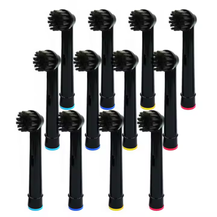 Cabezas de Cepillo de Dientes Eléctrico Bpfire 12pcs Carbón de Bambú Dureza Medio - 1