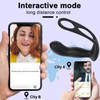 Vibrador de Prostatea para Hombres Enchufe de Glúteo con Estimulación de Tres Puntos Control APP - details 4