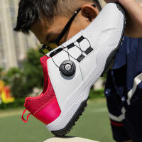 Zapatos de golf zapatos para hombres y mujeres perilla automática corbata material alto antideslizante - details 16