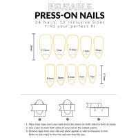Uñas postizas rosadas francesas mate, ble y sin dividir, cómodas, para salón de uñas profesional - details 3