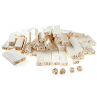 Juego de Mesa de 54 Piezas Jenga para Familias, Juguete Interactivo y Educativo para Niños, Ideal para Reuniones y Diversión - details 6