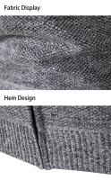 Jersey de punto para hombre, cárdigan, suéter de lana, chaqueta casual cómoda y cálida. - details 48