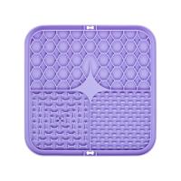 Estera de silicona para lamer mascotas, plato de comida lenta para mascotas, distracción de baño para perros, succionador de silicona para perros, suministros de alimentación para entrenamiento de alimentos para perros - details 5