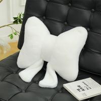 Almohada Universal con lazo de felpa para mujer, soporte para la cintura, cojines con lazo, cojín suave relleno para el cuello - details 12
