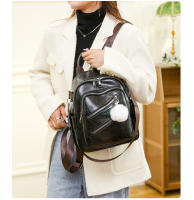 Mochila retro de cuero para mujer, mochila informal, pequeña, de viaje, Vintage, a la moda - details 20