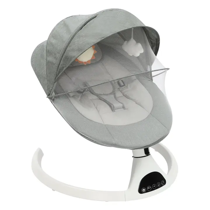 Columpios eléctricos inteligentes para bebé, mecedora multifuncional desmontable para plegable y madre, coaxial para dormir, nuevo estilo - 1