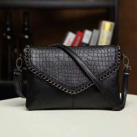 Bolso negro para mujer, bolso cruzado informal para mujer con hombro de PU, cartera - details 11