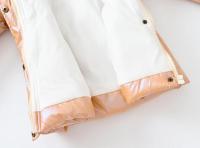 Manténgase abrigado y parece con estilo: chaqueta térmica con capucha para niña con acolchado alternativo de plumón para invierno - details 50