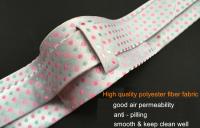 Corbata de 8cm con puntos para hombre, corbatas de negocios, accesorios de la camisa Ascot de poliéster, colorido, amarillo, trasero, rojo, fiesta de boda - details 3