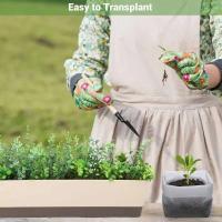 100/500 piezas de bolsas de cultivo de plantas de vivero de semillas no tejidas biodegradables, herramientas de jardinería. - details 3