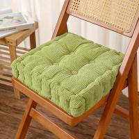 Cojín de asiento acolchado cuadrado/redondo multiusos, cojín grueso de Color sólido para sofá, alfombrilla suave para silla de estilo japonés para oficina - details 3