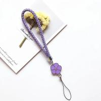 Cuerda de mano tejida de cuero creativa para teléfono móvil, cordón Universal, correa de muñeca, pulsera de cuerda corta, colgante de joyería - details 11