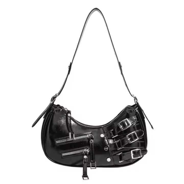 Premium Spice Girl bolsa de axilas 2025 nueva calle de moda Cool locomotora bolsa de moda versátil bolso de hombro - 1