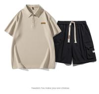 Polo de verano de manga corta con pantalón casual de cinco minutos ropa casual diaria para salir - details 9