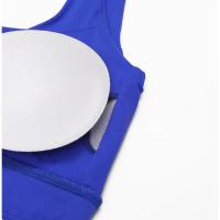 Sujetador deportivo cómodo y agradable para la piel con almohadilla para el pecho, camiseta sin mangas para mujer, gimnasio, Fitness, correr, Yoga, chaleco elástico, ropa interior para mujer - details 29