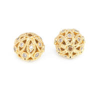 Cuentas de Espaciador de Barril de Brass Dorado de 18K Accesorios de Joyería DIY para Mujeres - details 8