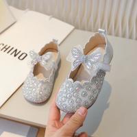 Zapatos de vestir para niñas, calzado de cuero con purpurina, diamantes de imitación, encaje, nudo de mariposa, Princesa, planos - details 8