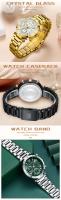 Reloj de moda inspirado en la dopamina para mujer, reloj de cuarzo luminoso, banda de acero inoxidable, resistente al agua, regalo de moda para ella - details 7