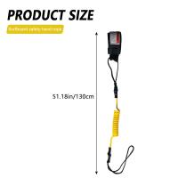 Correa de seguridad para Surf, cuerda de mano fácil de tirar, correa redonda ajustable, adecuada para ejercicio de entrenamiento - details 3