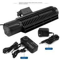 Ventilador de refrigeración para acuario con conversión de frecuencia, ventilador de refrigeración silencioso ajustable para pecera, Control automático de temperatura negro - details 4