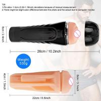 Taza de masturbación vaginal realista y suave Extra larga de 8,6 pulgadas para hombres, juguetes seguros para Fidget, masturbador masculino para orgasmo, juguete sexual, productos para adultos - details 4