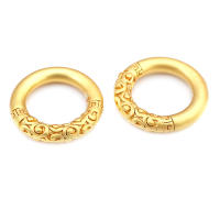 Anillo de Cierre Redondo de Brasso Dorado Mate Joyería de Alta Calidad - details 30