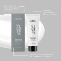 Hidrata y nutre el cabello, limpia el cuero cabelludo, mascarilla para el cuidado del cabello naturalmente esponjosa, suave y brillante - details 5