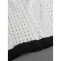 Vestido de punto con tirantes con abertura y textura para las vacaciones de verano - details 5