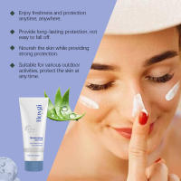 Crema protectora hidratante suave que uniforma el tono de la piel La protección física protege la piel contra daños UV adecuada para cualquier esquí - details 3