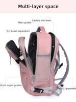 Mochila De Negocios impermeable para hombre y mujer, bolsa de viaje expandible para ordenador portátil, de gran capacidad, 15,6 - details 6