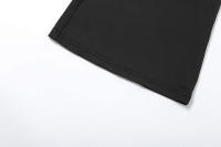 BUNO-Conjuntos de 2 piezas con tirantes huecos de gato extraño para mujer, Tops sexys lisos con cuello Halter y espalda descubierta + Pantalones acampanados con lentejuelas, trajes ajustados para fiesta - details 17