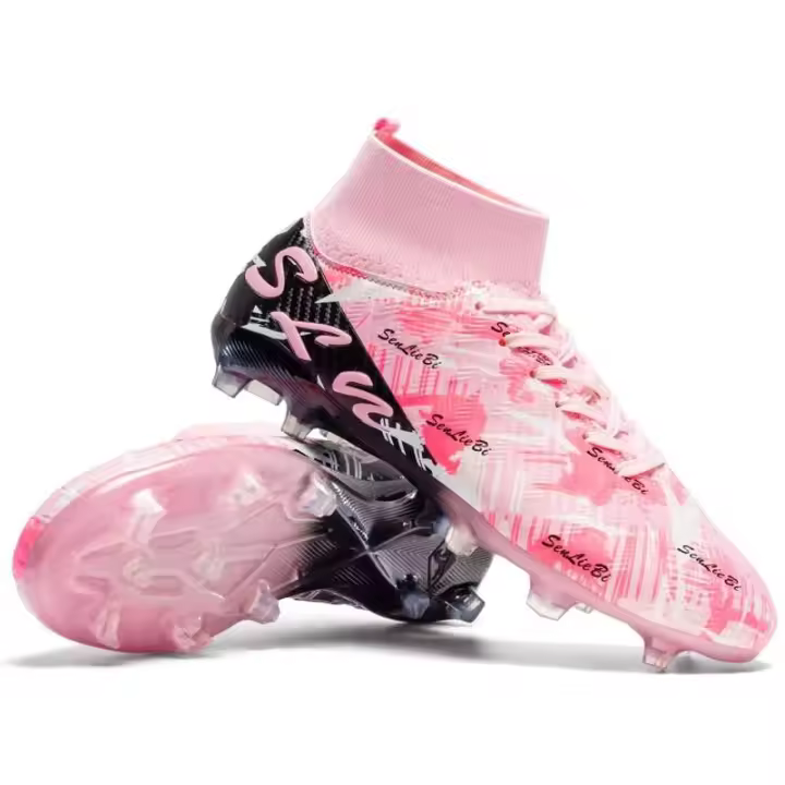 Los zapatos de fútbol avanzados para hombres están hechos de plantillas de TPU transpirables para materiales deportivos de verano, con un buen agarre en la parte inferior de las uñas. - 1