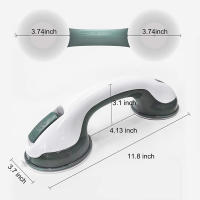 Mango de seguridad para ducha, soporte antideslizante para inodoro, barra de agarre segura para baño, ventosa al vacío, pasamanos - details 2
