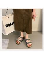 Chanclas de plataforma con suela gruesa para mujer, ropa de exterior de verano 2025, nuevas sandalias de playa para mujer - details 11