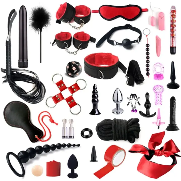 Consolador Dormitorio Eroticos para Adultos Juguetes Sesxuales para Parejas Placer Ofertas Sexuales Deportes Vestuario Hombres Juegos Placer BDSM Pack Pareja Accesorios San 35 Pices, Set Cómodo Mascar - 1