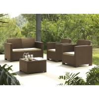 Conjunto de muebles de jardín para exteriores de 4 plazas |   Fabricado en España con Materiales Reciclados - details 15